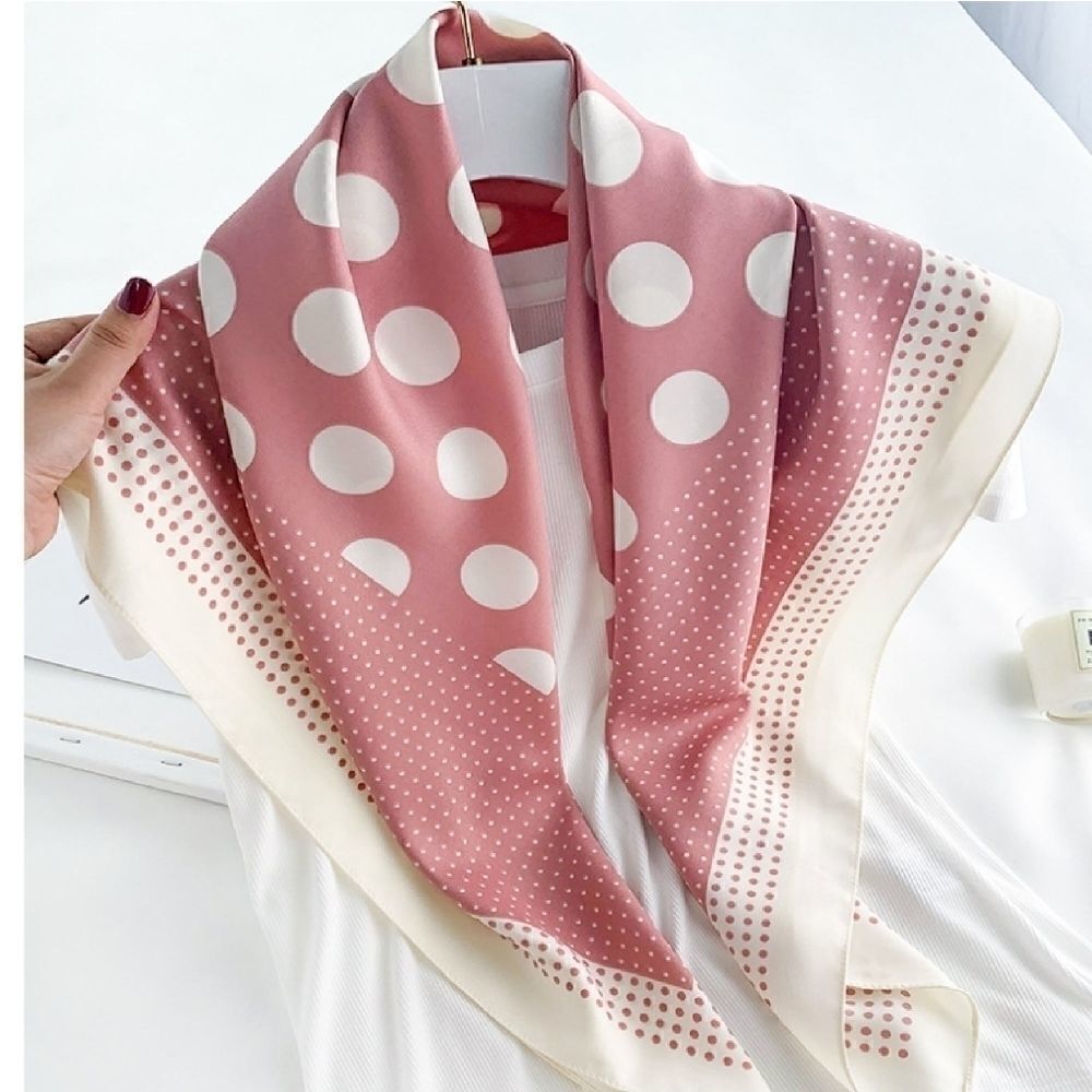 Miss Emily Pink Unique silky scarf